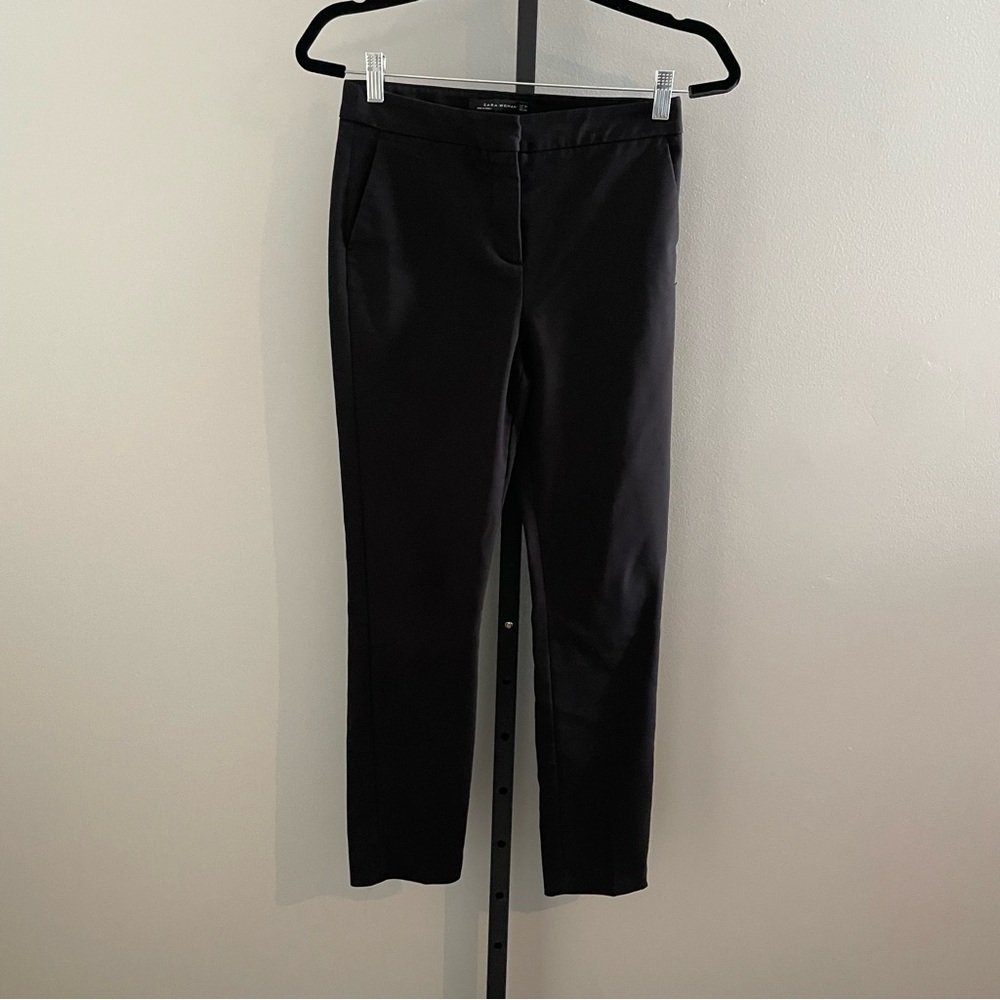 Zara Basic Black Slacks Size 4